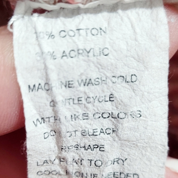 Say What? New York Knit Poncho – Geometric Fringe Design, One Size, Made in USA - Picture 9 of 10